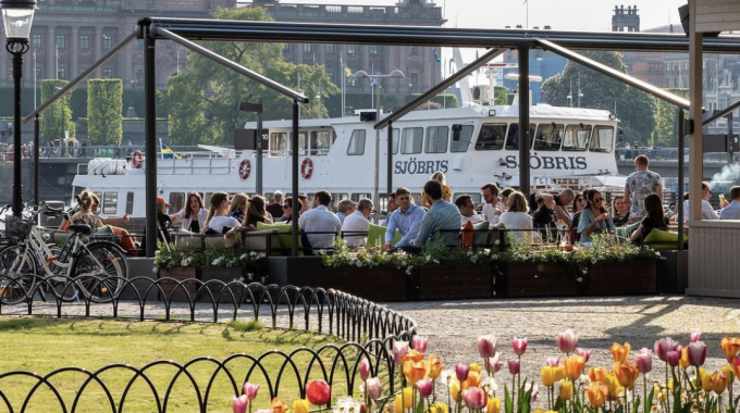 Uteserveringar på Östermalm