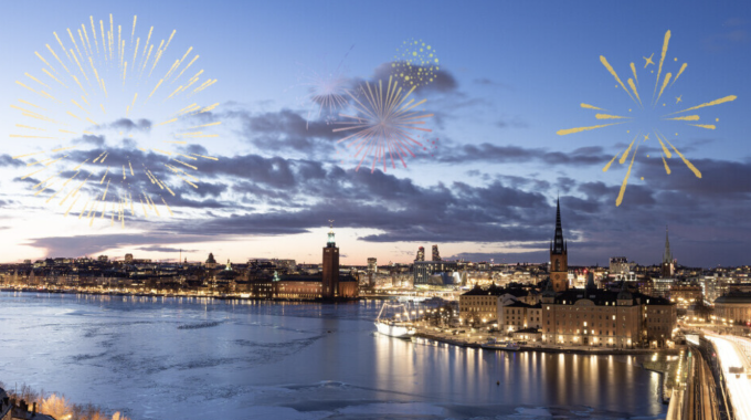 Freyjas första nyår: “God mat, champagne, livemusik, raketer och Stockholms bästa utsikt!”